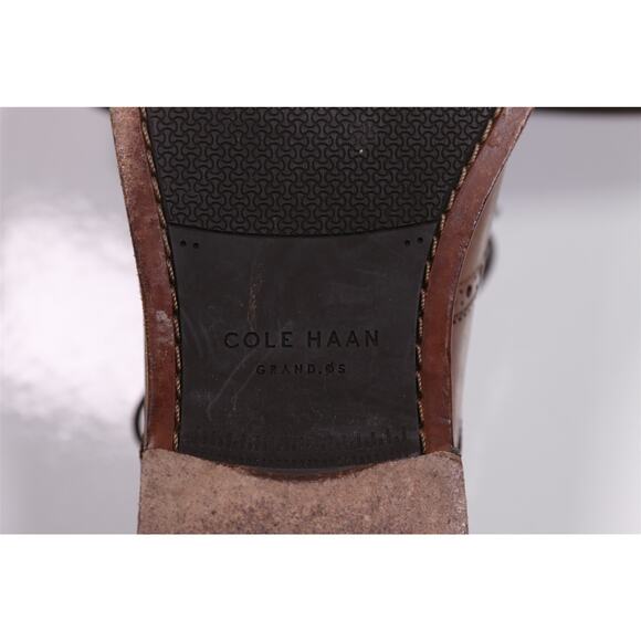 Cole Haan Mens Grand OS Harrison Brown Wingtip Oxford Leather Dress Shoes 11 M main image 5